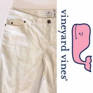 VINEYARD VINES Cream Straight Leg Corduroy Pants 4
